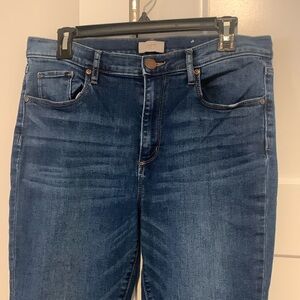 Loft washed denim jeans with skinny legs